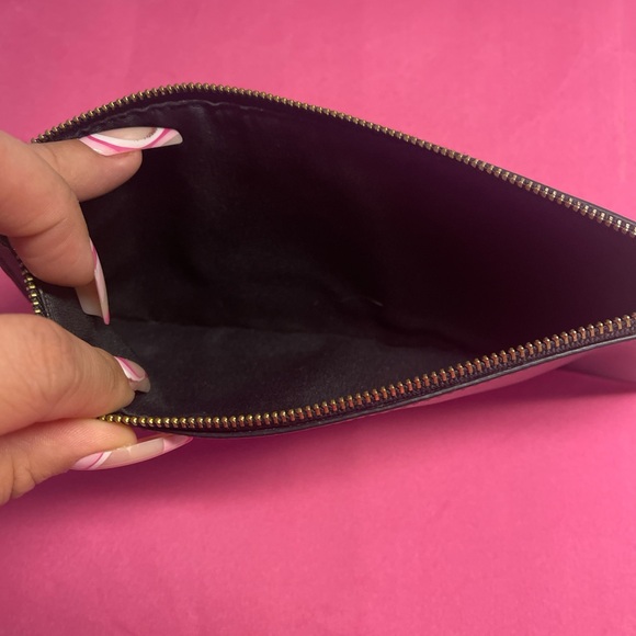 Coach Dark Leather Pouch - Picture 3 of 3